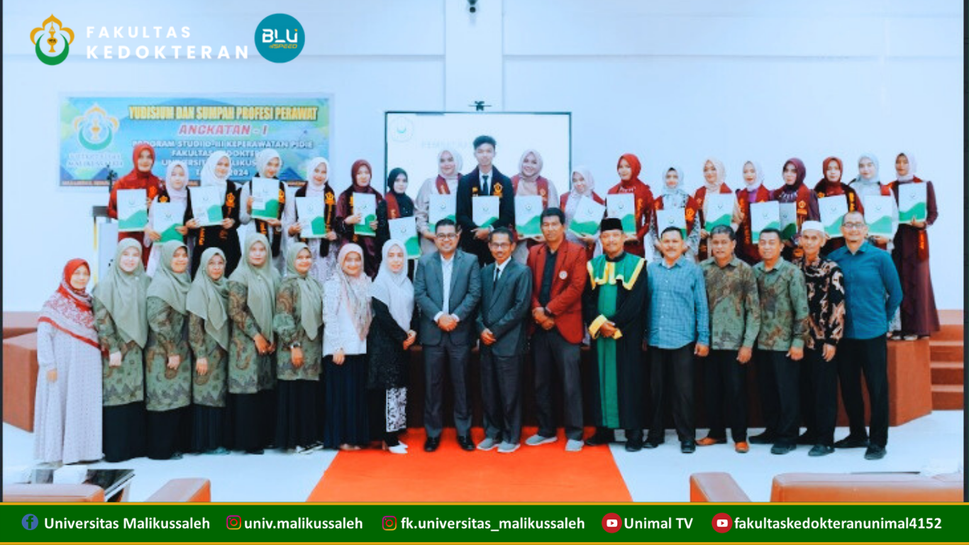 Program Studi D-III Keperawatan Unimal Gelar Yudisium dan Sumpah Profesi